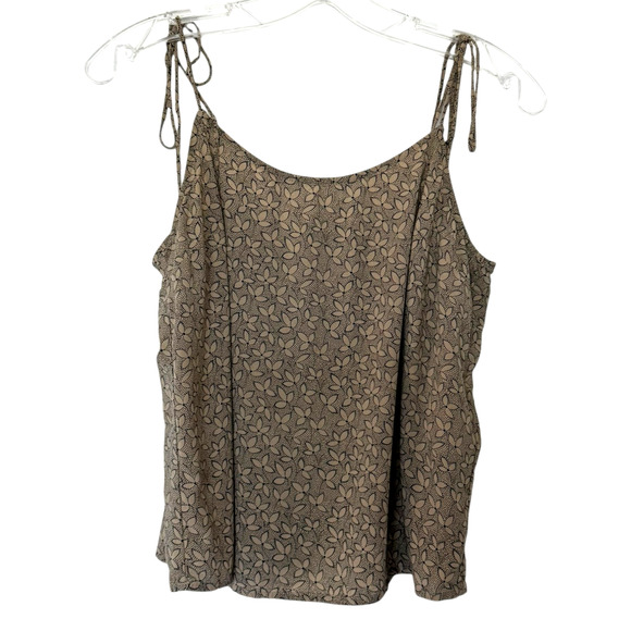 Levi's Tank Top Spaghetti Tie-Strap Sleeveless Blouse Flowy Womens Size Small - Picture 2 of 8